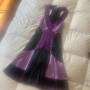 Black and purple Bebe dress